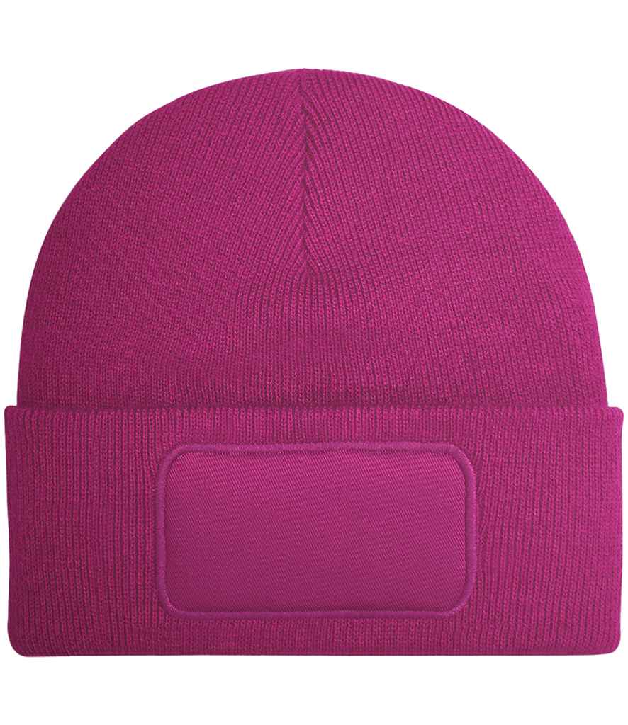 Beechfield Original Patch Beanie - Classic Stylish Knit Hat with Signature Patch Design
