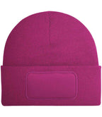 Beechfield Original Patch Beanie - Classic Stylish Knit Hat with Signature Patch Design