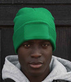 Beechfield Original Patch Beanie - Classic Stylish Knit Hat with Signature Patch Design