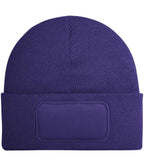 Beechfield Original Patch Beanie - Classic Stylish Knit Hat with Signature Patch Design