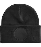 Beechfield Circular Patch Beanie - Classic Style Winter Hat with Signature Patch Design