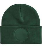 Beechfield Circular Patch Beanie - Classic Style Winter Hat with Signature Patch Design