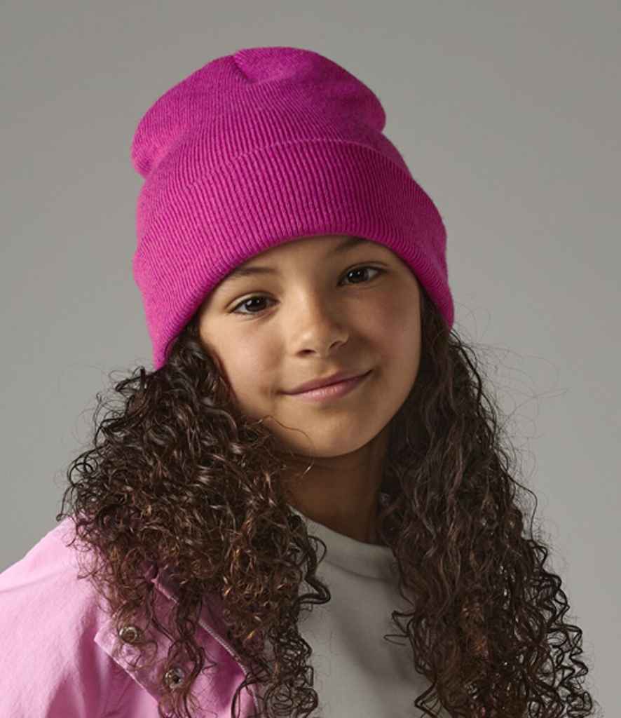 Beechfield Kids Original Cuffed Beanie – Classic Warm and Comfortable Headwear for Children