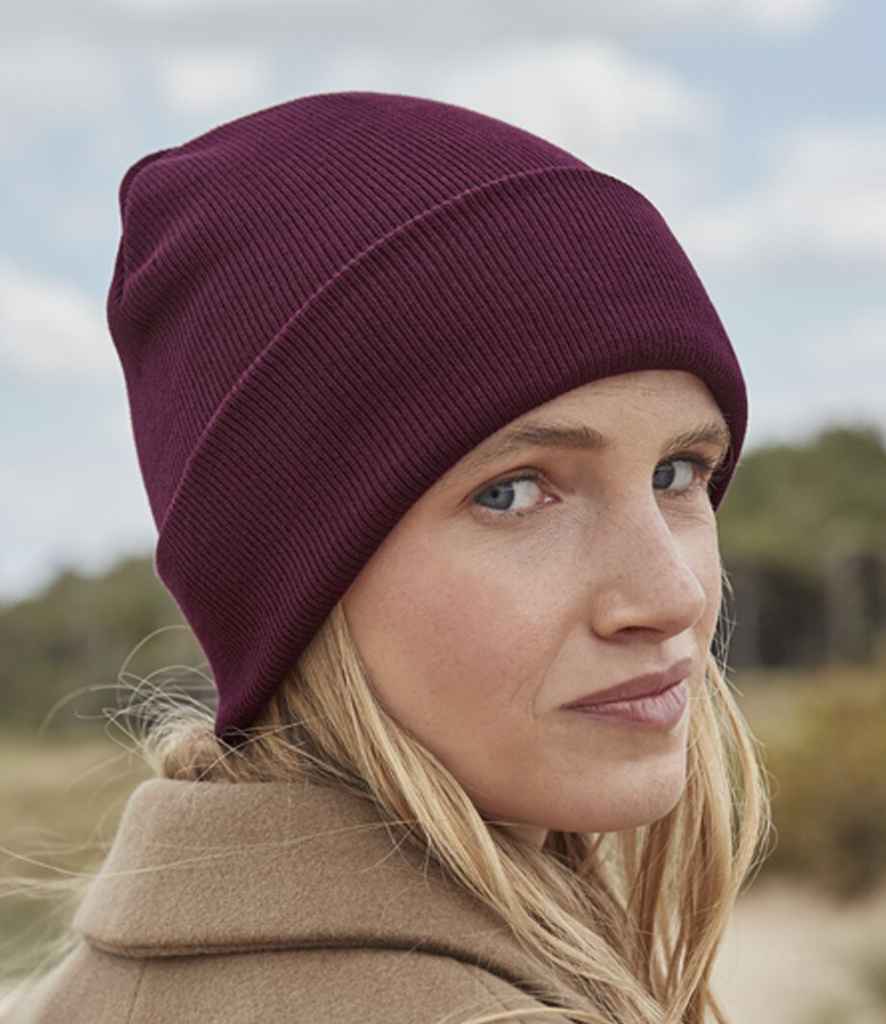 Beechfield Organic Cotton Original Cuffed Beanie – Soft, Sustainable Headwear for All Seasons