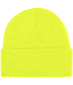 Beechfield Original Cuffed Beanie in Vibrant Fluorescent and Classic Yellow Shades
