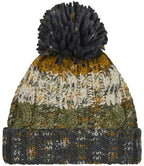 Beechfield Corkscrew Pom Pom Beanie – Classic Warm Knit Hat with Stylish Pom Pom Detail