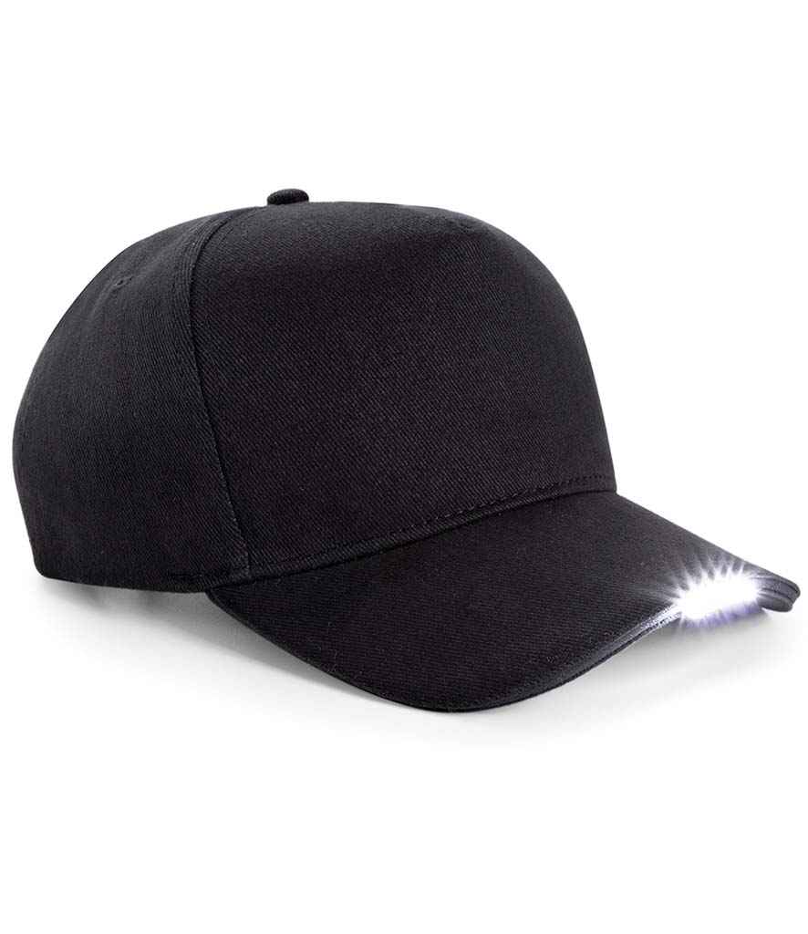 Beechfield LED Light Cap with Built-In Illumination for Hands-Free Lighting
