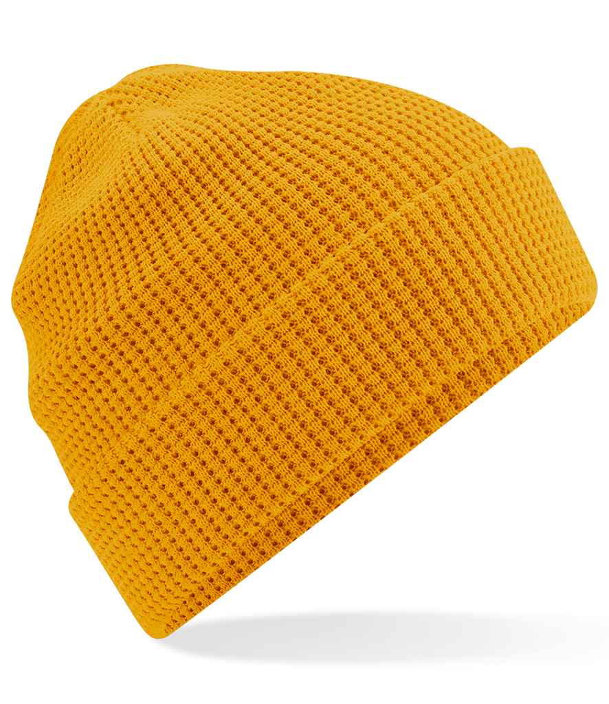 Beechfield Organic Cotton Waffle Beanie in a Range of Classic Colors