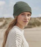 Beechfield Organic Cotton Waffle Beanie in a Range of Classic Colors