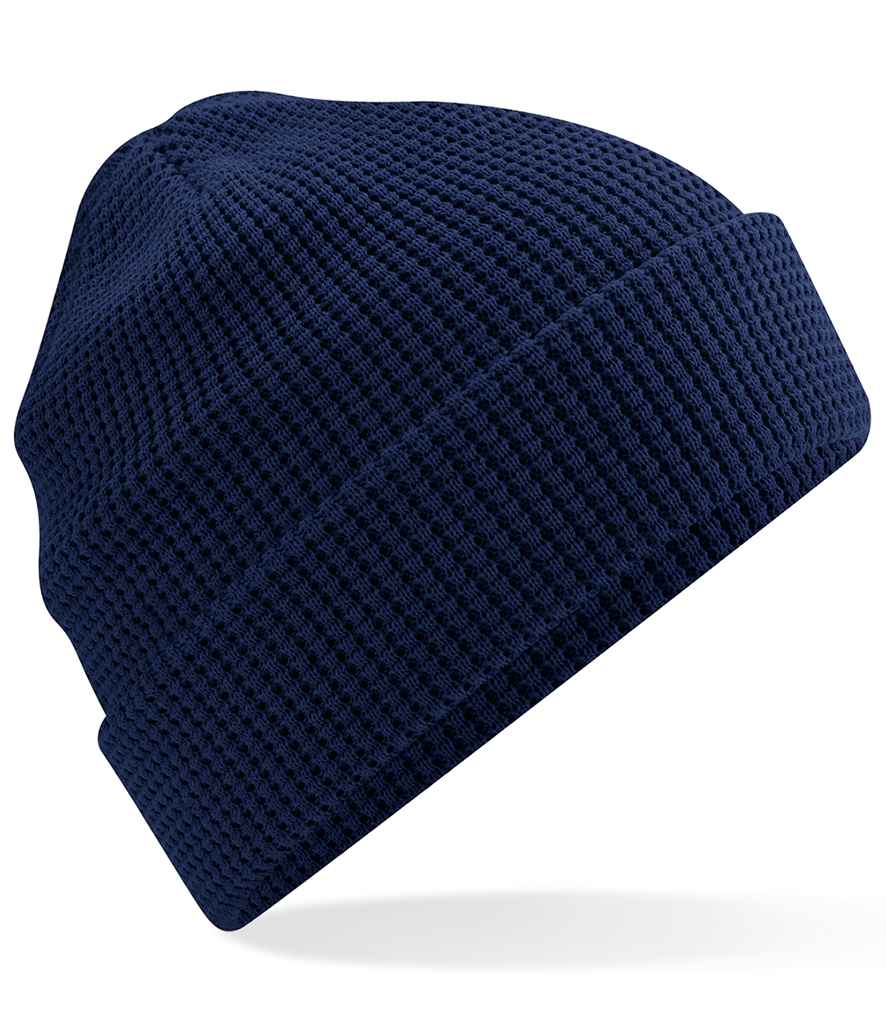 Beechfield Organic Cotton Waffle Beanie in a Range of Classic Colors