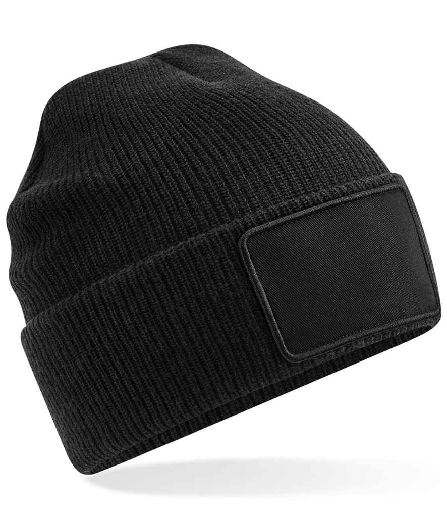 Beechfield Removable Patch Thinsulate™ Beanie with Insulated Warmth and Versatile Design