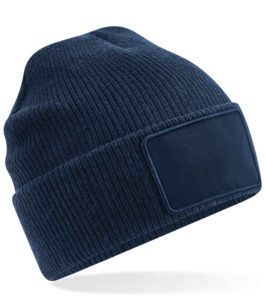 Beechfield Removable Patch Thinsulate™ Beanie with Insulated Warmth and Versatile Design