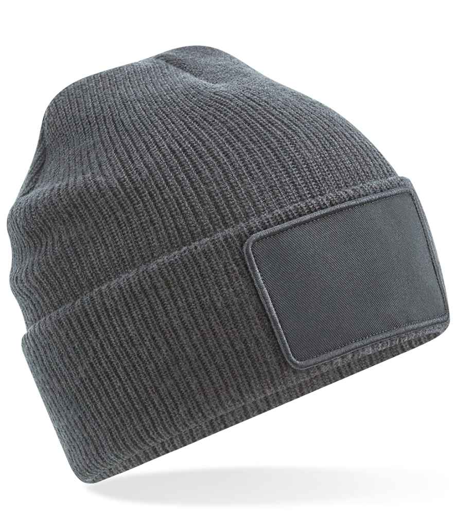 Beechfield Removable Patch Thinsulate™ Beanie with Insulated Warmth and Versatile Design