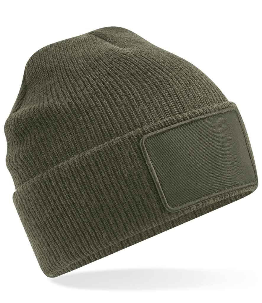 Beechfield Removable Patch Thinsulate™ Beanie with Insulated Warmth and Versatile Design