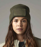 Beechfield Removable Patch Thinsulate™ Beanie with Insulated Warmth and Versatile Design