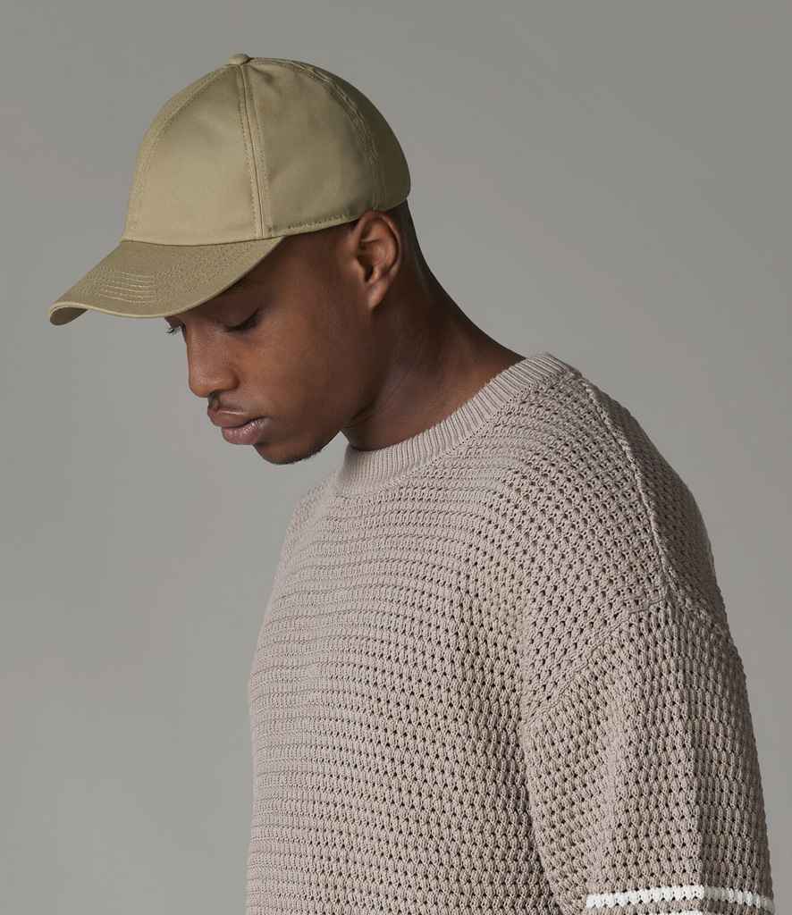 Beechfield Organic Cotton 6 Panel Cap in Classic Durable Fabric with Adjustable Fit