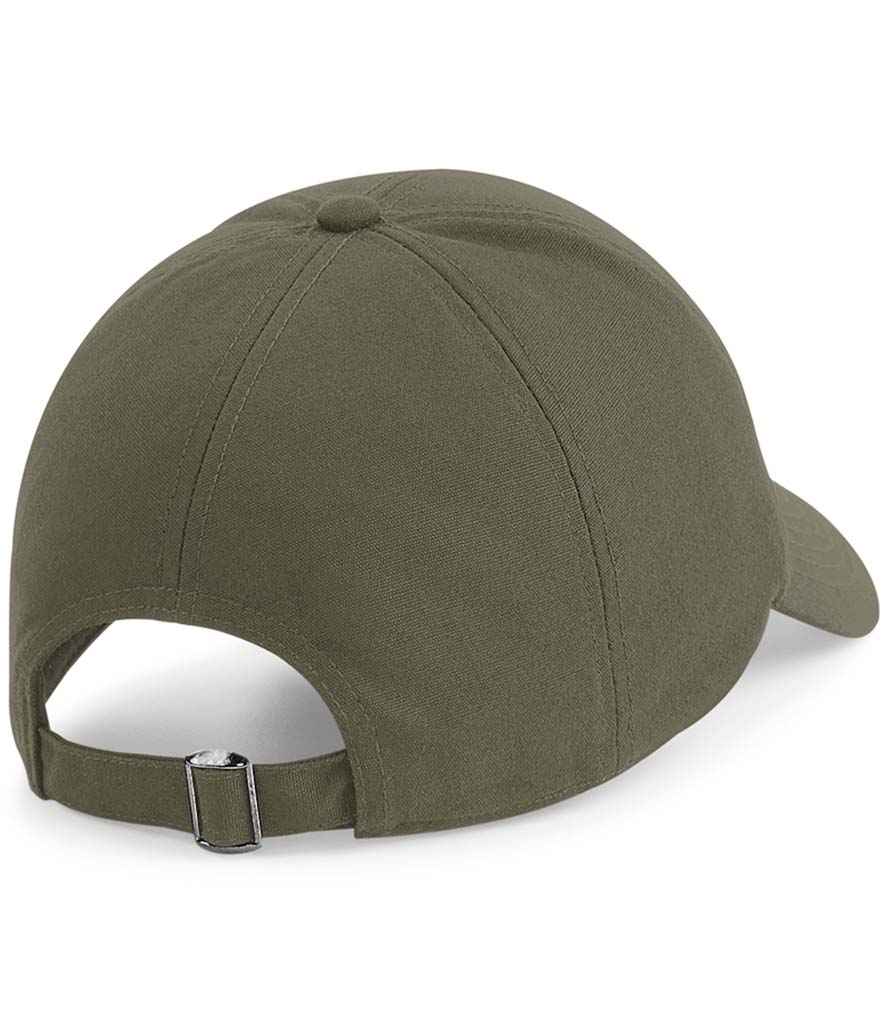 Beechfield Organic Cotton 6 Panel Cap in Classic Durable Fabric with Adjustable Fit
