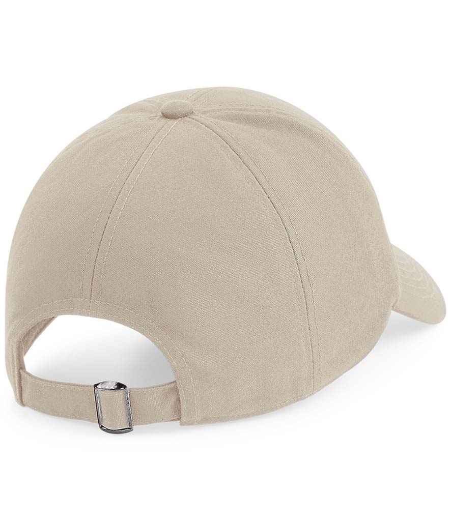 Beechfield Organic Cotton 6 Panel Cap in Classic Durable Fabric with Adjustable Fit