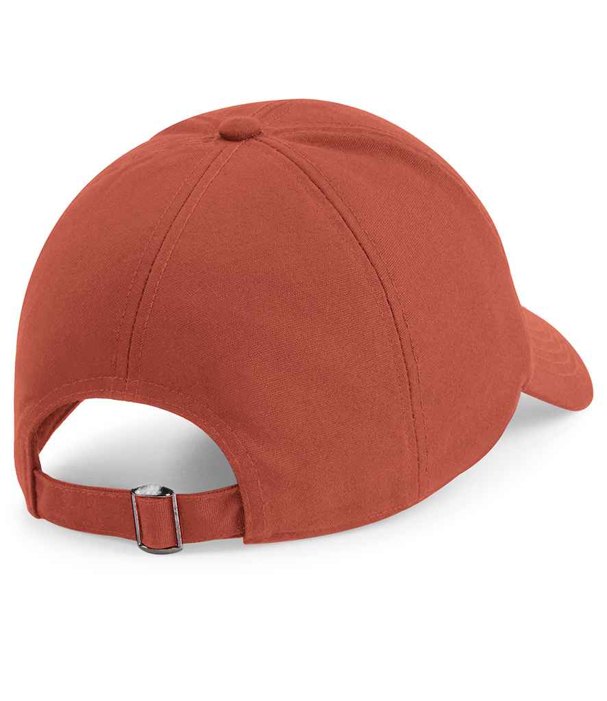 Beechfield Organic Cotton 6 Panel Cap in Classic Durable Fabric with Adjustable Fit