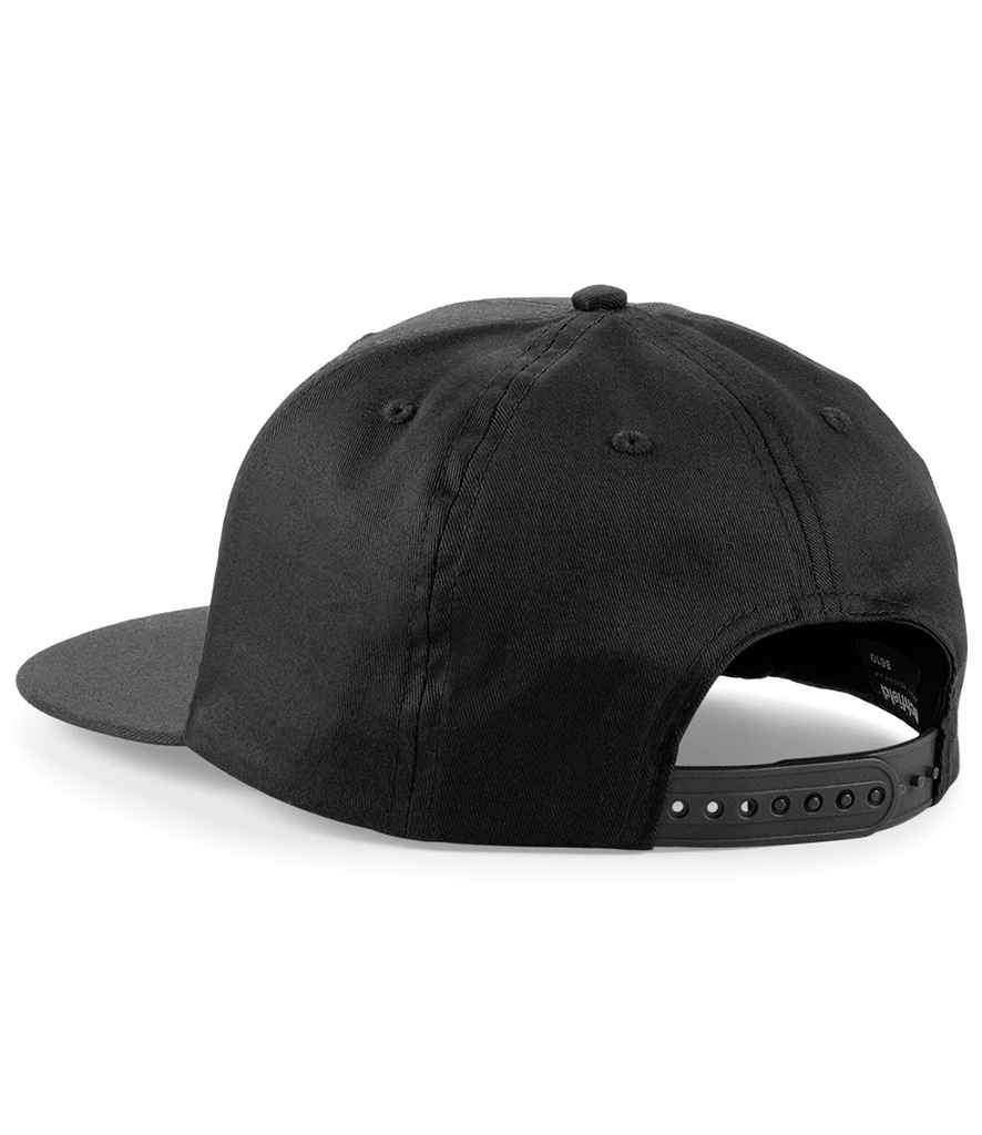 Beechfield 5 Panel Snapback Rapper Cap with Adjustable Fit and Classic Street Style Design