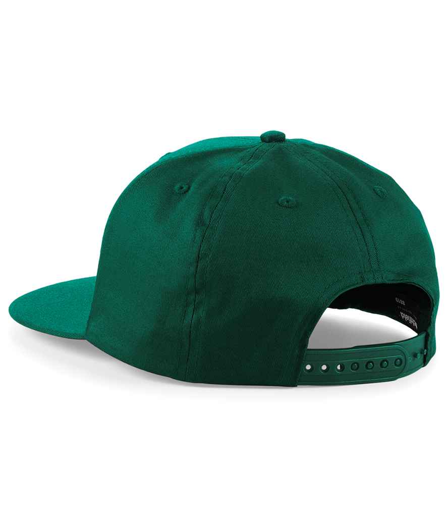 Beechfield 5 Panel Snapback Rapper Cap with Adjustable Fit and Classic Street Style Design