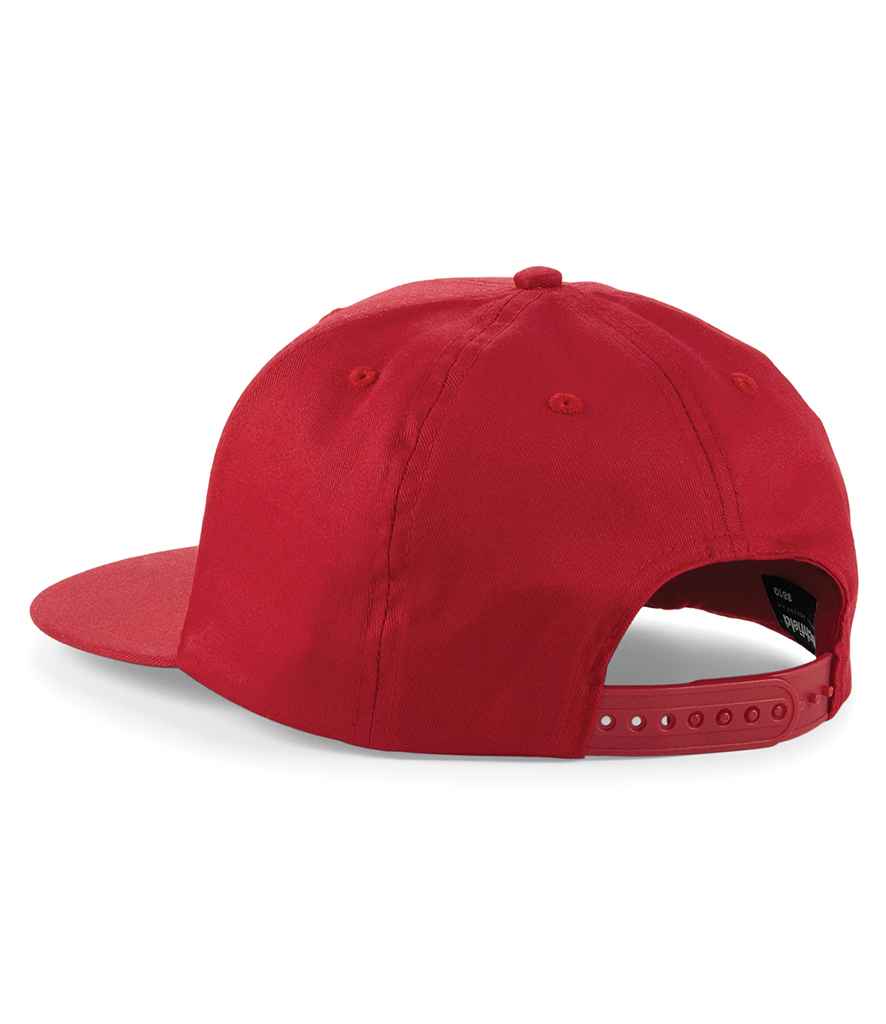 Beechfield 5 Panel Snapback Rapper Cap with Adjustable Fit and Classic Street Style Design