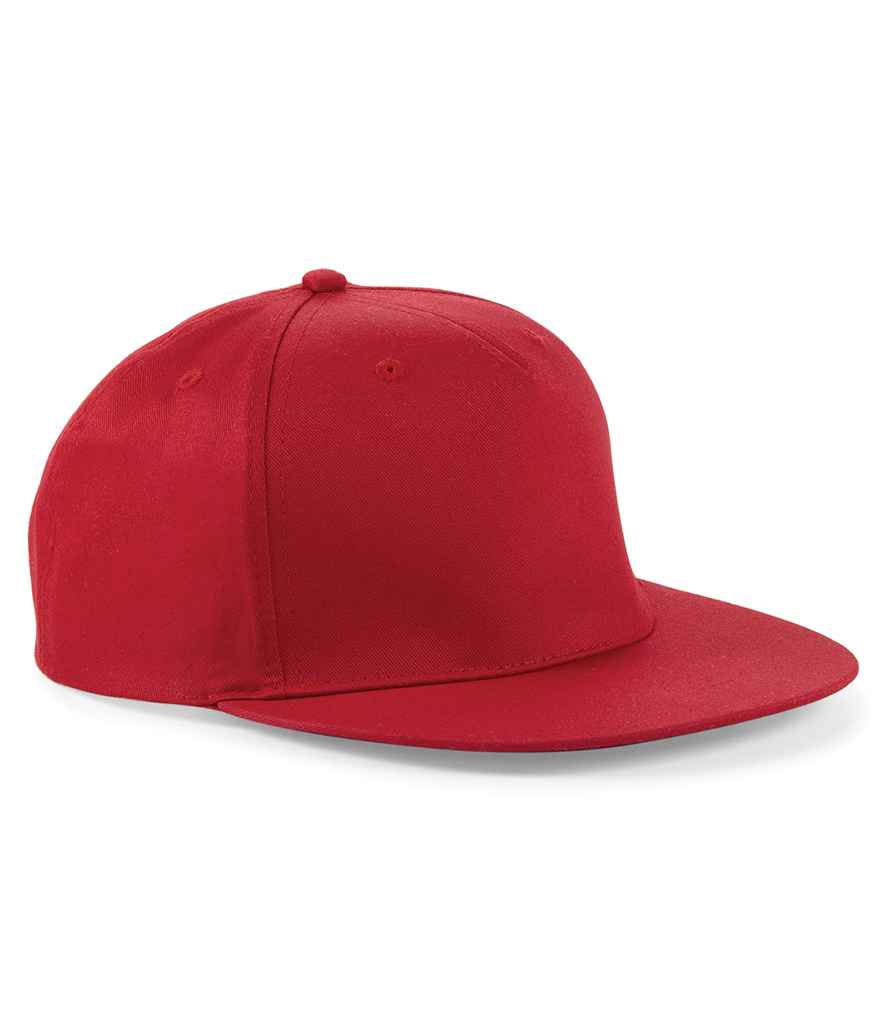 Beechfield 5 Panel Snapback Rapper Cap with Adjustable Fit and Classic Street Style Design