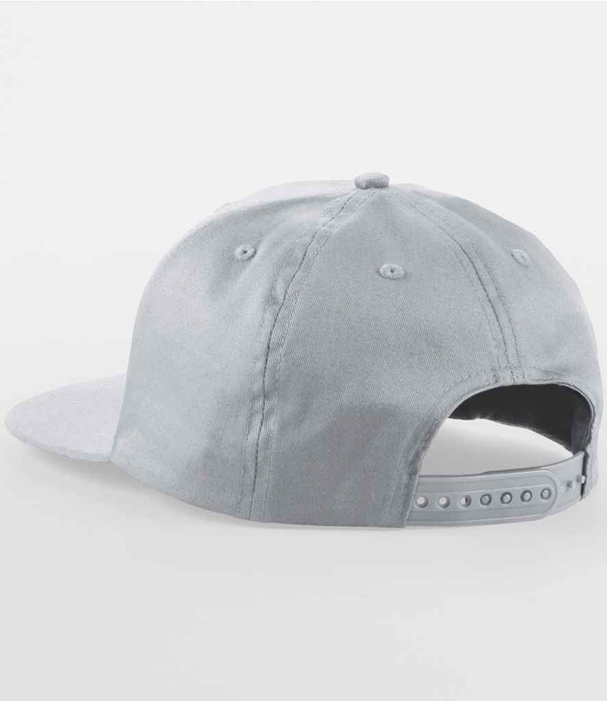 Beechfield 5 Panel Snapback Rapper Cap with Adjustable Fit and Classic Street Style Design