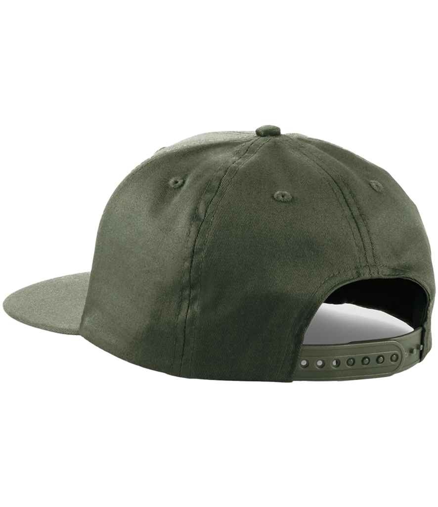 Beechfield 5 Panel Snapback Rapper Cap with Adjustable Fit and Classic Street Style Design