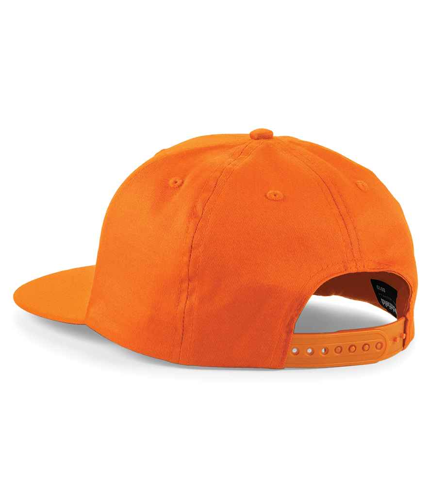 Beechfield 5 Panel Snapback Rapper Cap with Adjustable Fit and Classic Street Style Design