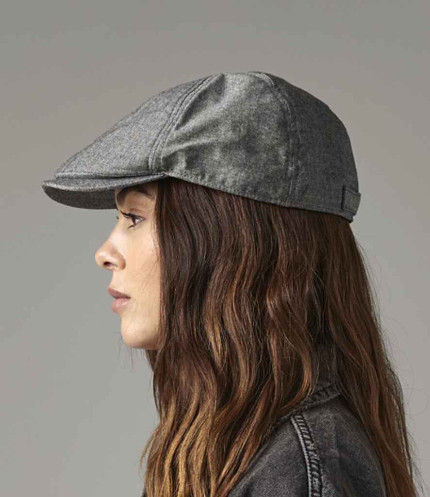 Beechfield Summer Gatsby Cap in Linen Fabric with Classic Lightweight Design