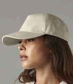 Beechfield Organic Cotton 5 Panel Cap in Classic and Neutral Colors