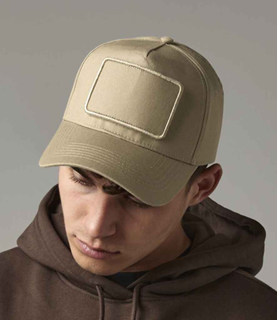 Beechfield Removable Patch 5 Panel Cap with Adjustable Fit and Durable Design