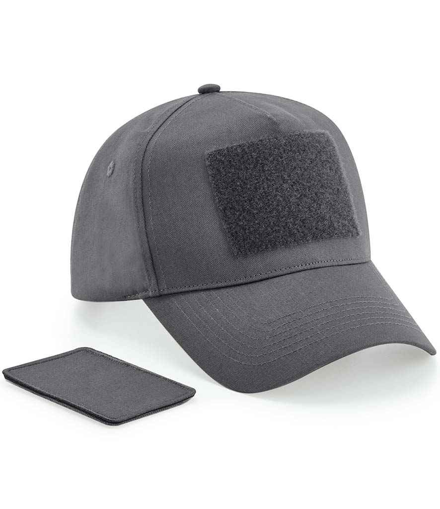 Beechfield Removable Patch 5 Panel Cap with Adjustable Fit and Durable Design