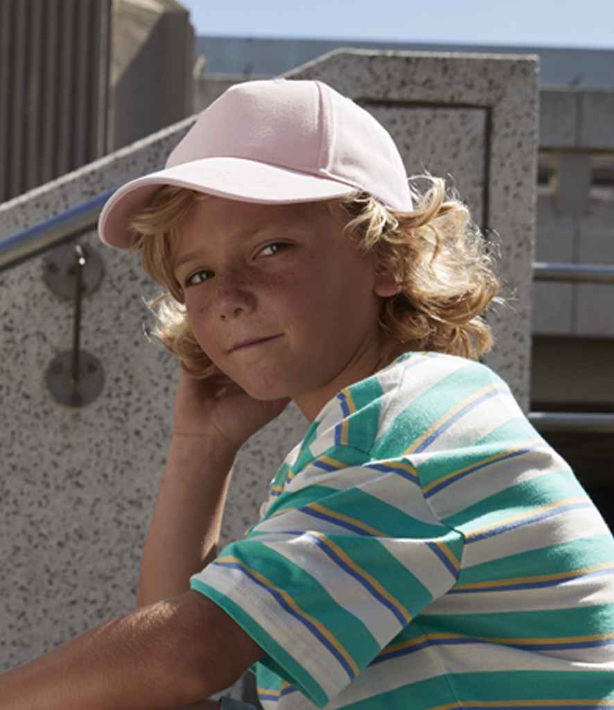 Beechfield Kids Organic Cotton 5 Panel Cap in Soft, Comfortable Fabric for Everyday Wear