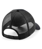 Beechfield Patch Snapback Trucker Cap with Classic Logo Patch and Adjustable Snapback Closure