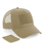 Beechfield Patch Snapback Trucker Cap with Classic Logo Patch and Adjustable Snapback Closure