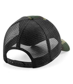 Beechfield Patch Snapback Trucker Cap with Classic Logo Patch and Adjustable Snapback Closure