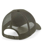 Beechfield Patch Snapback Trucker Cap with Classic Logo Patch and Adjustable Snapback Closure