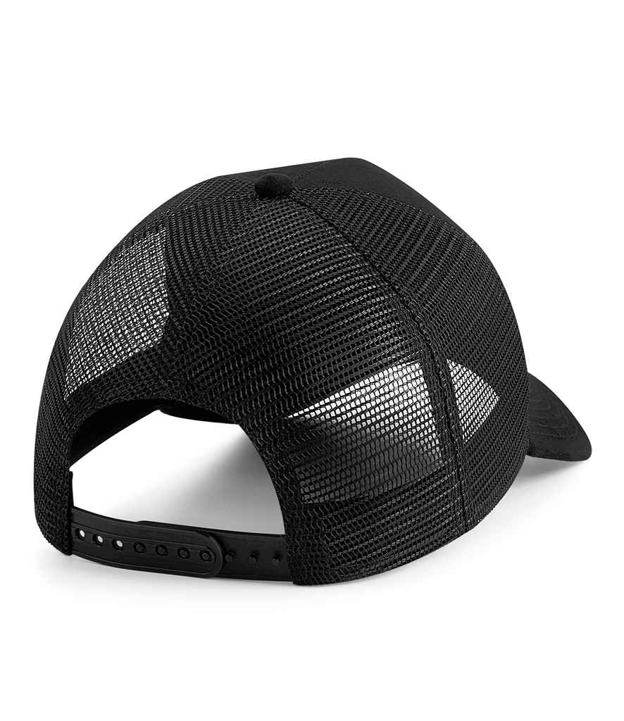 Beechfield Suede Snapback Trucker Cap with Classic Structured Design and Adjustable Fit