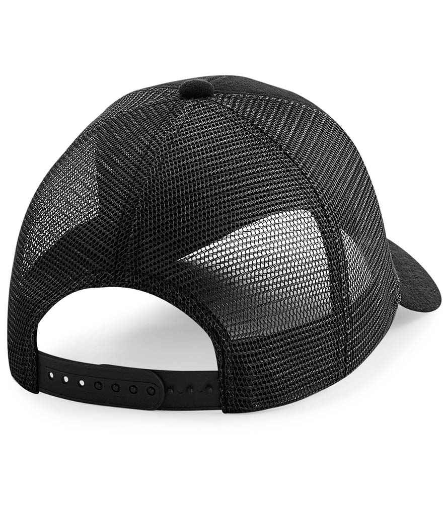 Beechfield Jersey Athleisure Trucker Cap | Black
