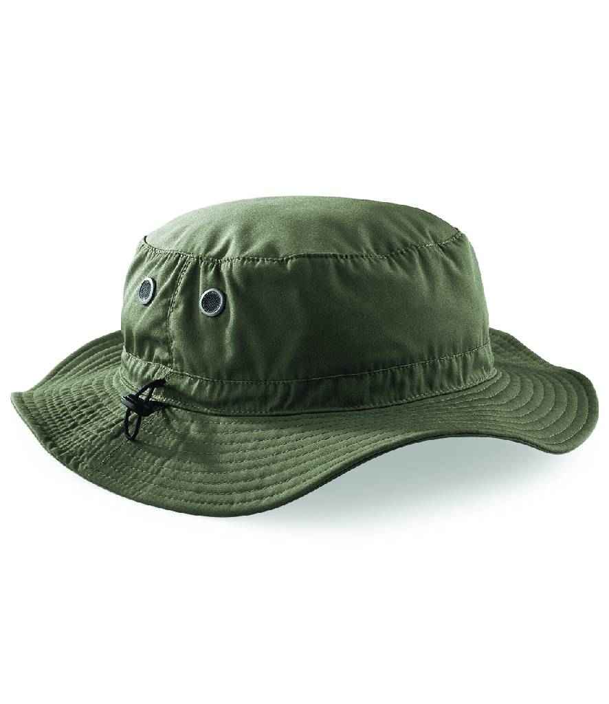 Beechfield Cargo Bucket Hat with Adjustable Fit and Durable Fabric for Outdoor Use