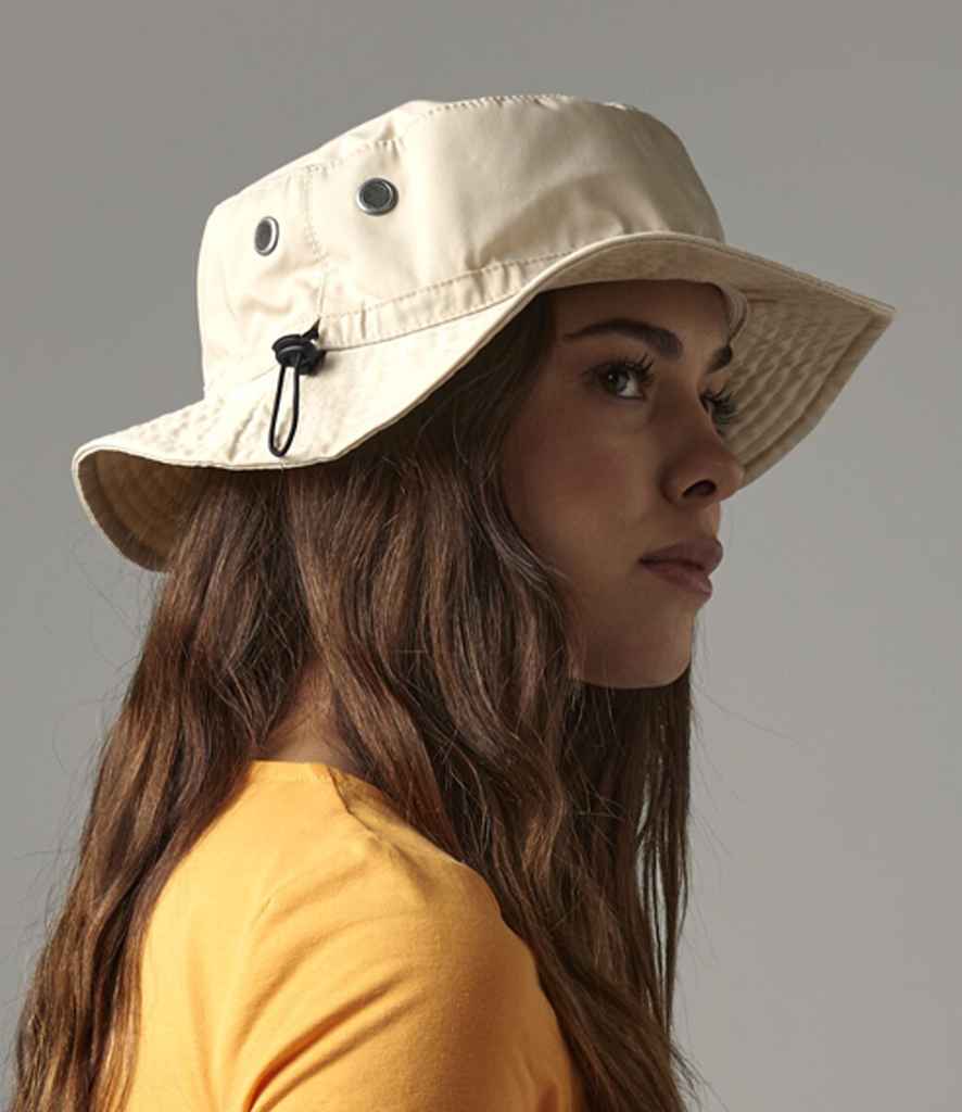 Beechfield Cargo Bucket Hat with Practical Storage Pockets for Outdoor and Casual Wear