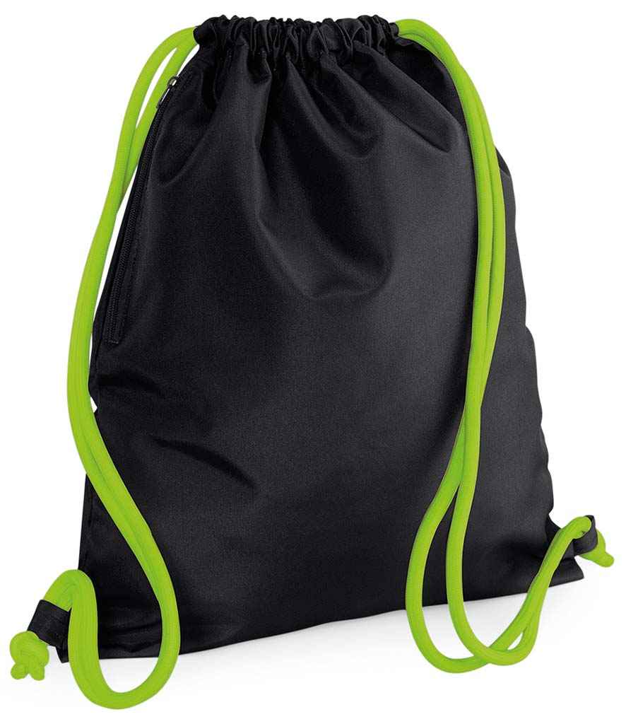 BG110 Black/Lime Green Front