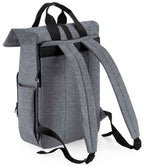 BagBase Recycled Twin Handle Roll-Top Laptop Backpack with Sustainable Design