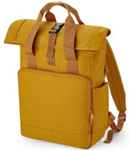 BagBase Recycled Twin Handle Roll-Top Laptop Backpack with Sustainable Design