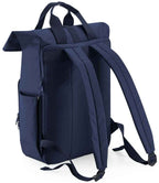 BagBase Recycled Twin Handle Roll-Top Laptop Backpack with Sustainable Design