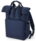 BagBase Recycled Twin Handle Roll-Top Laptop Backpack with Sustainable Design