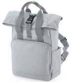 BagBase Recycled Mini Twin Handle Roll-Top Backpack with Sustainable Design and Durable Build