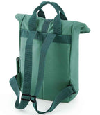 BagBase Recycled Mini Twin Handle Roll-Top Backpack with Sustainable Design and Durable Build